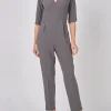 Favourbrook Tailored Jumpsuit Mink Plain Crepe-Women Trousers & Jumpsuits | Trousers