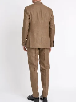 Favourbrook Taupe Evering Linen Ebury Jacket- Suits