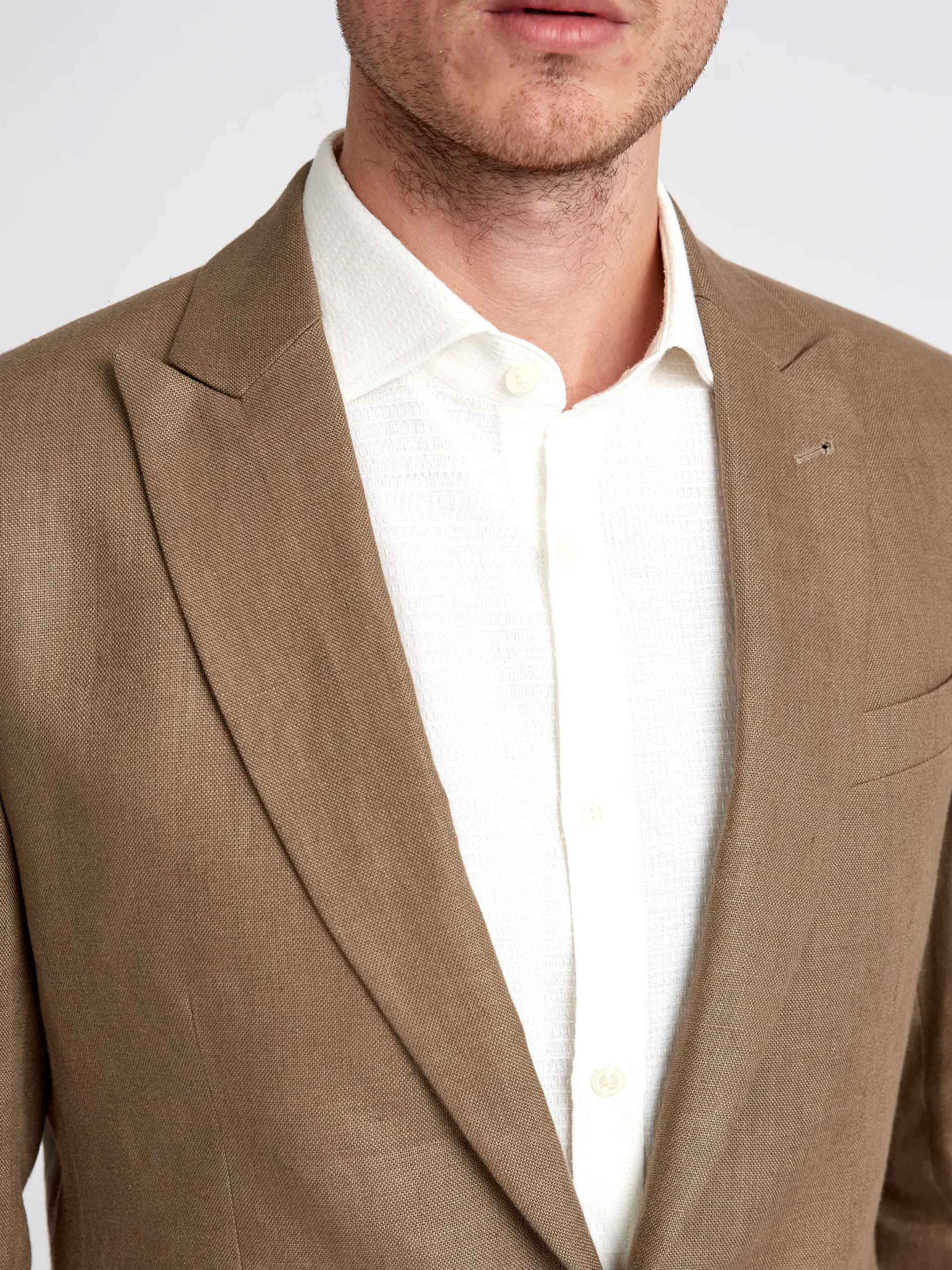 Favourbrook Taupe Evering Linen Ebury Jacket- Suits