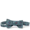 Favourbrook Teal Chartwell Silk Bow Tie- Bow Ties
