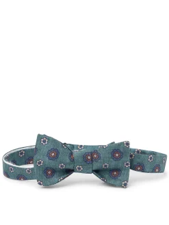 Favourbrook Teal Chartwell Silk Bow Tie- Bow Ties