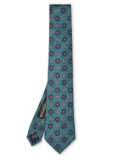 Favourbrook Teal Chartwell Silk Tie- Ties