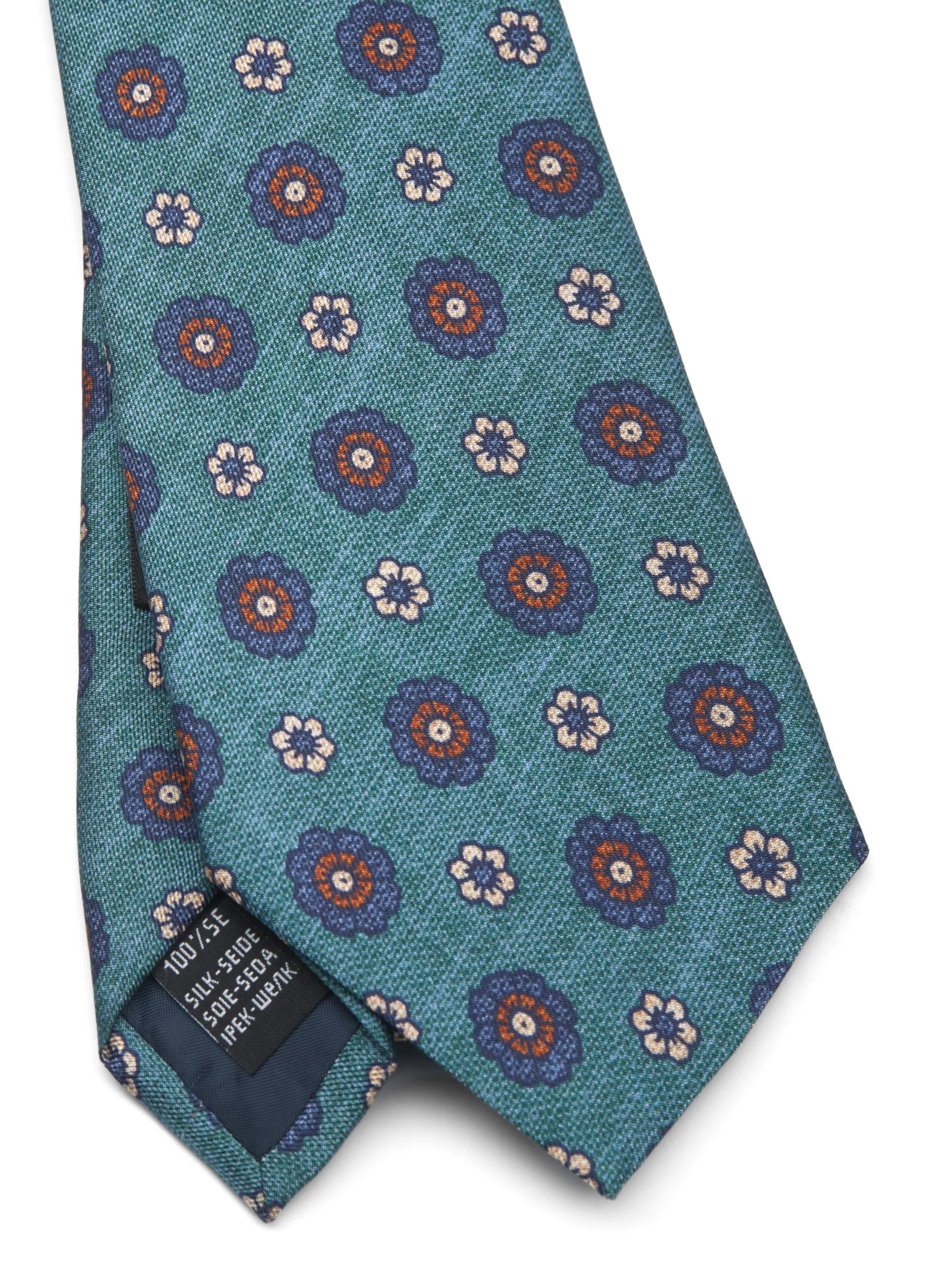 Favourbrook Teal Chartwell Silk Tie- Ties