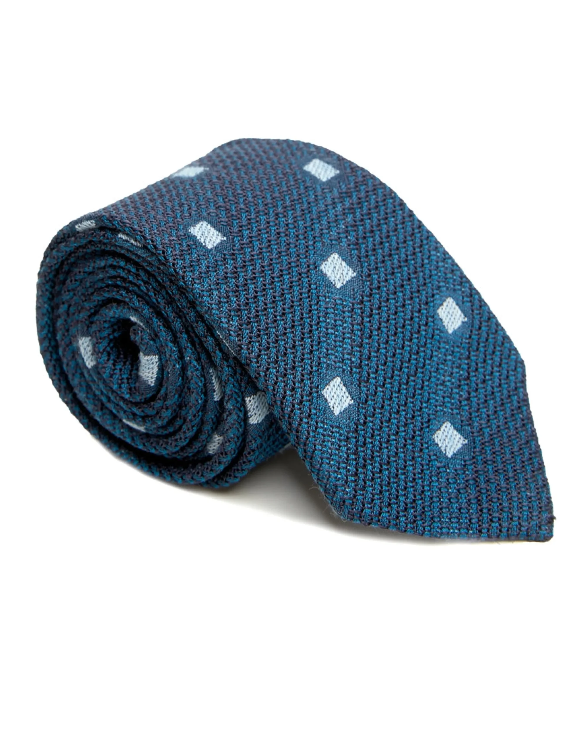 Favourbrook Teal Ludwell Silk/Linen Tie- Ties