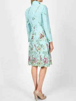 Favourbrook Westminster Coat Aqua Glemham Marle Crease Resist Linen-Women Mother Of The Bride | Jackets & Coats