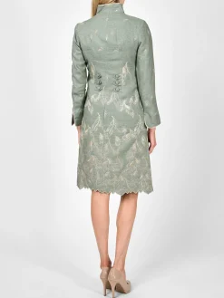 Favourbrook Westminster Coat Khaki Floyd Crease Resist Linen-Women Mother Of The Bride | Jackets & Coats