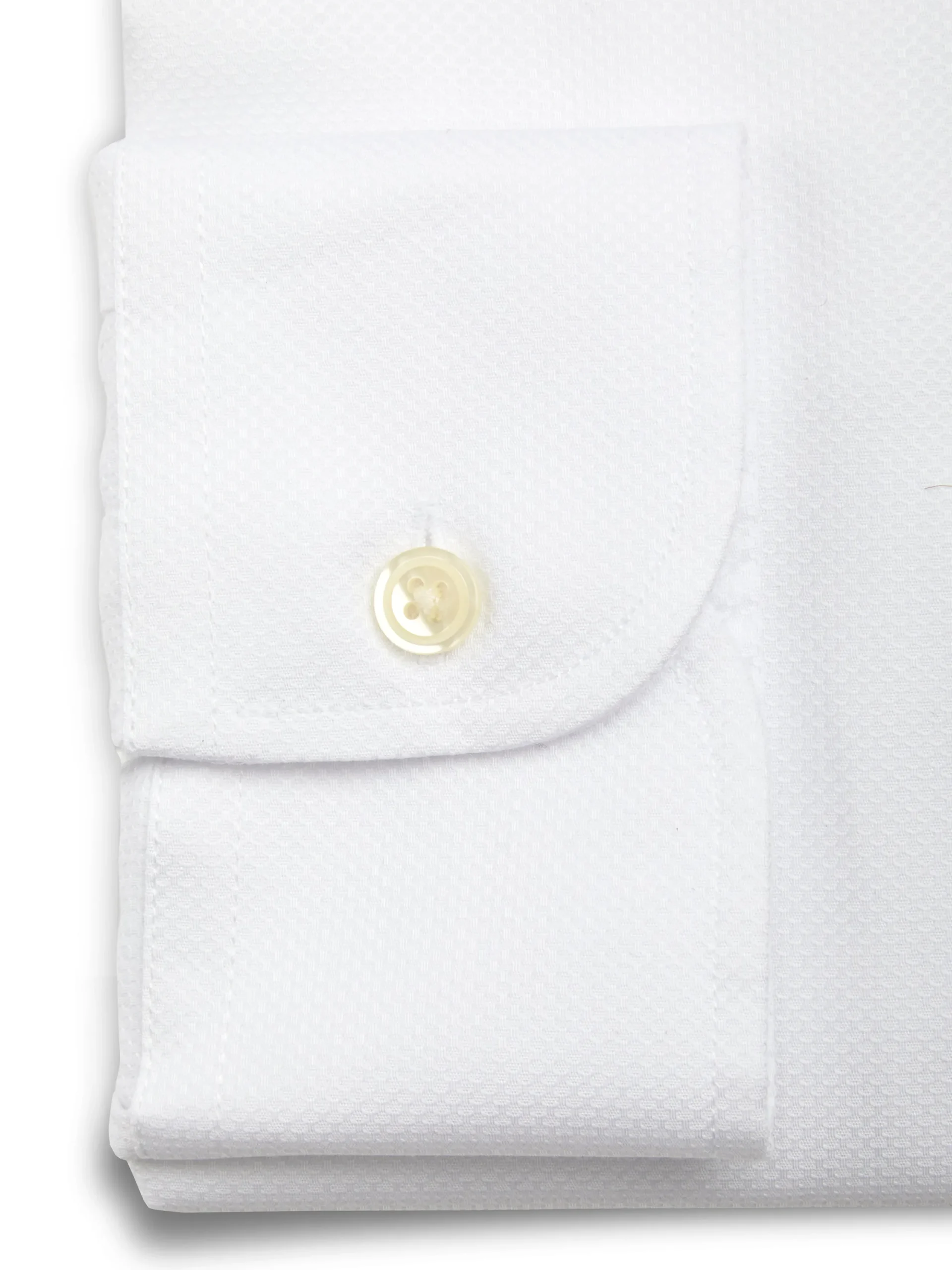 Favourbrook White Sloane Cotton Bib Grandad Shirt- Shirts