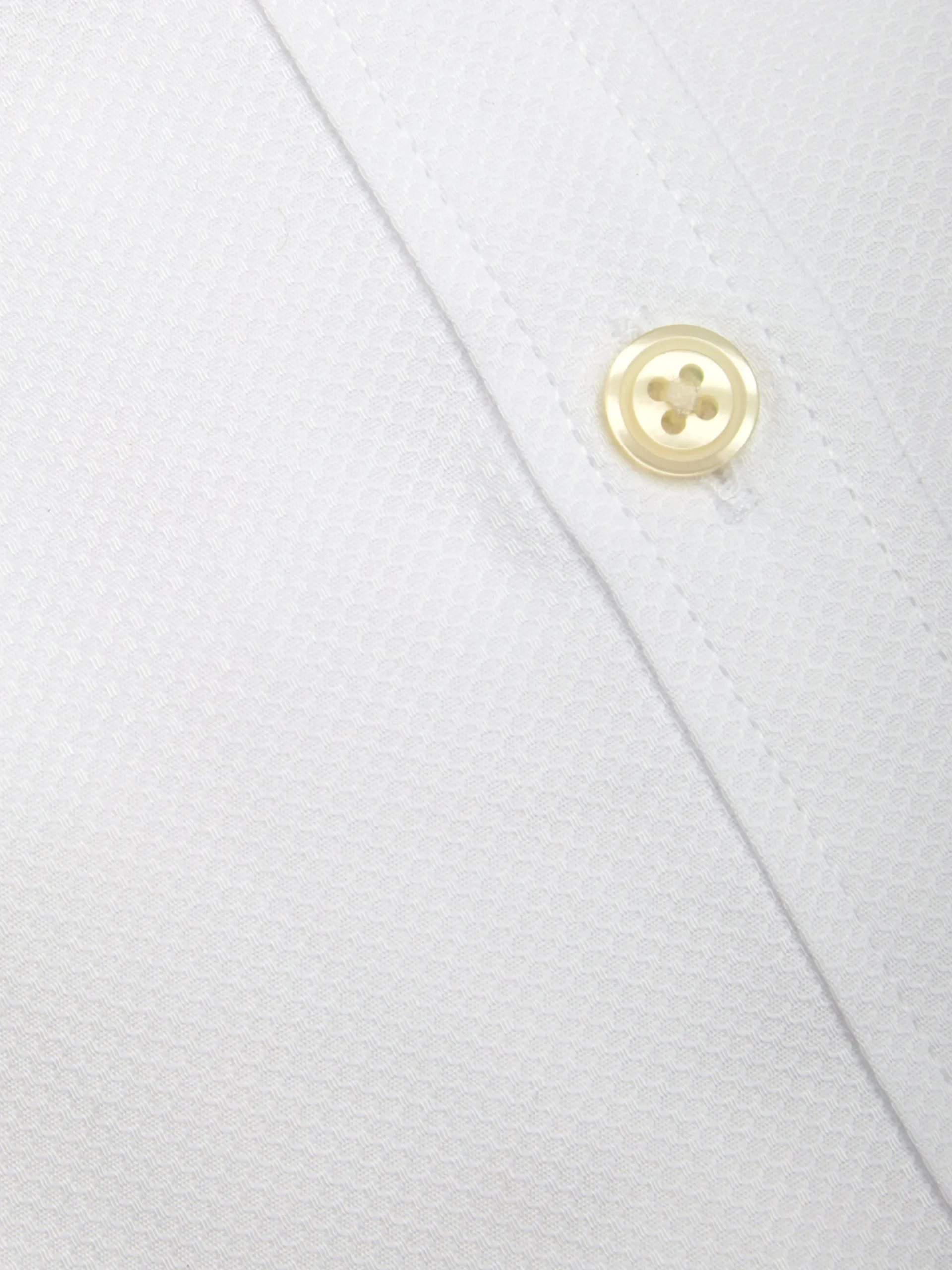 Favourbrook White Sloane Cotton Bib Grandad Shirt- Shirts
