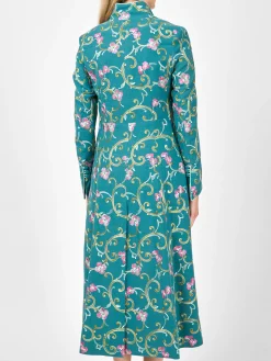 Favourbrook Whitehall Coat Teal Windsor Linen-Women Mother Of The Bride | Jackets & Coats