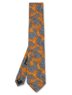 Favourbrook Yellow Halworth Silk Tie- Ties