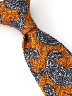 Favourbrook Yellow Halworth Silk Tie- Ties