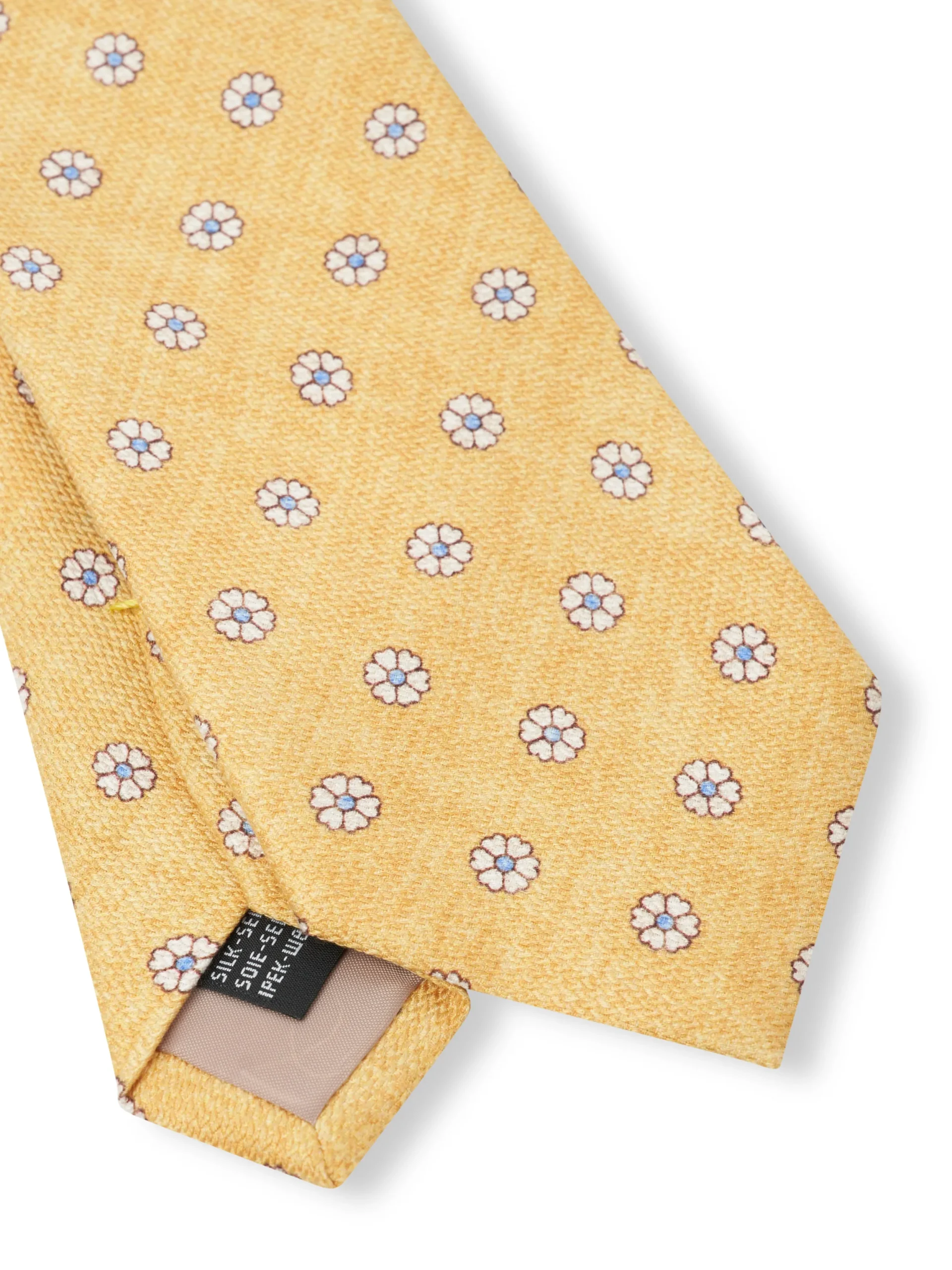 Favourbrook Yellow Osterley Silk Tie- Wedding Attire | Ties