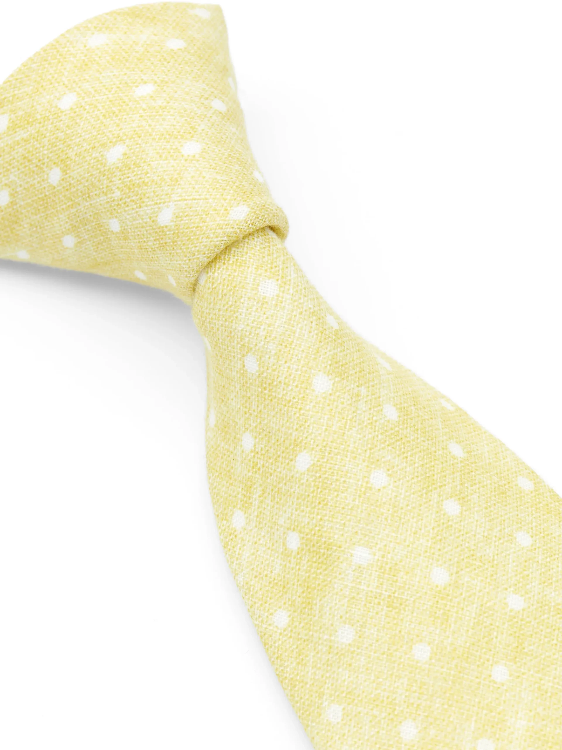 Favourbrook Yellow Spot Milford Tie- Ties